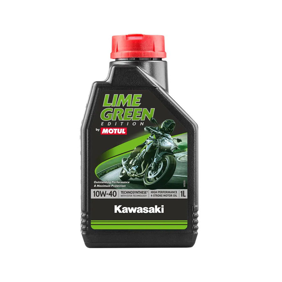 MOTUL KAWASAKI LIME GREEN BY MOTUL 4T10W40 12X1 LT